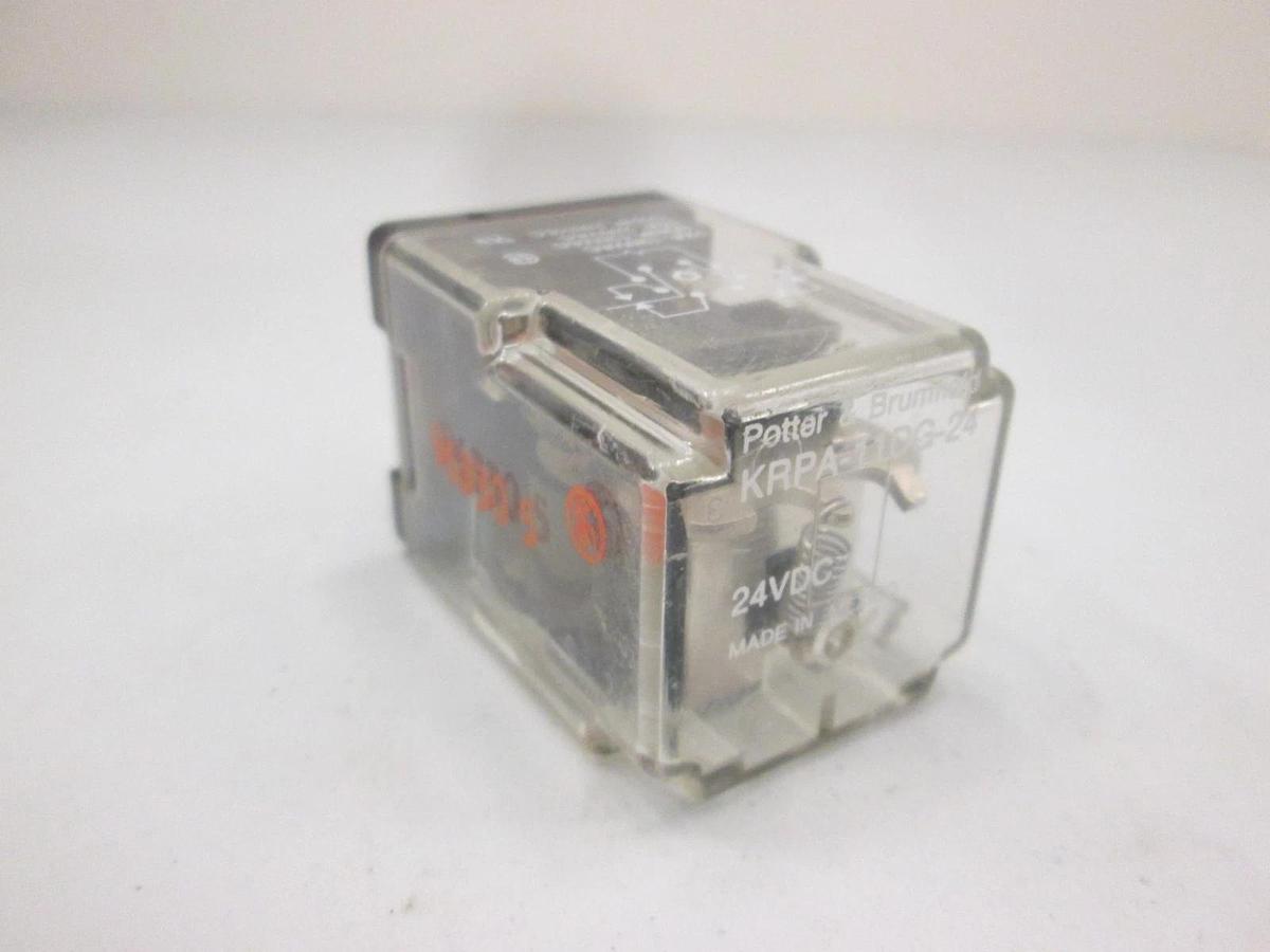 Used Potter & Brumfield, KRPA-11DG-24, 24VDC Relay, Used