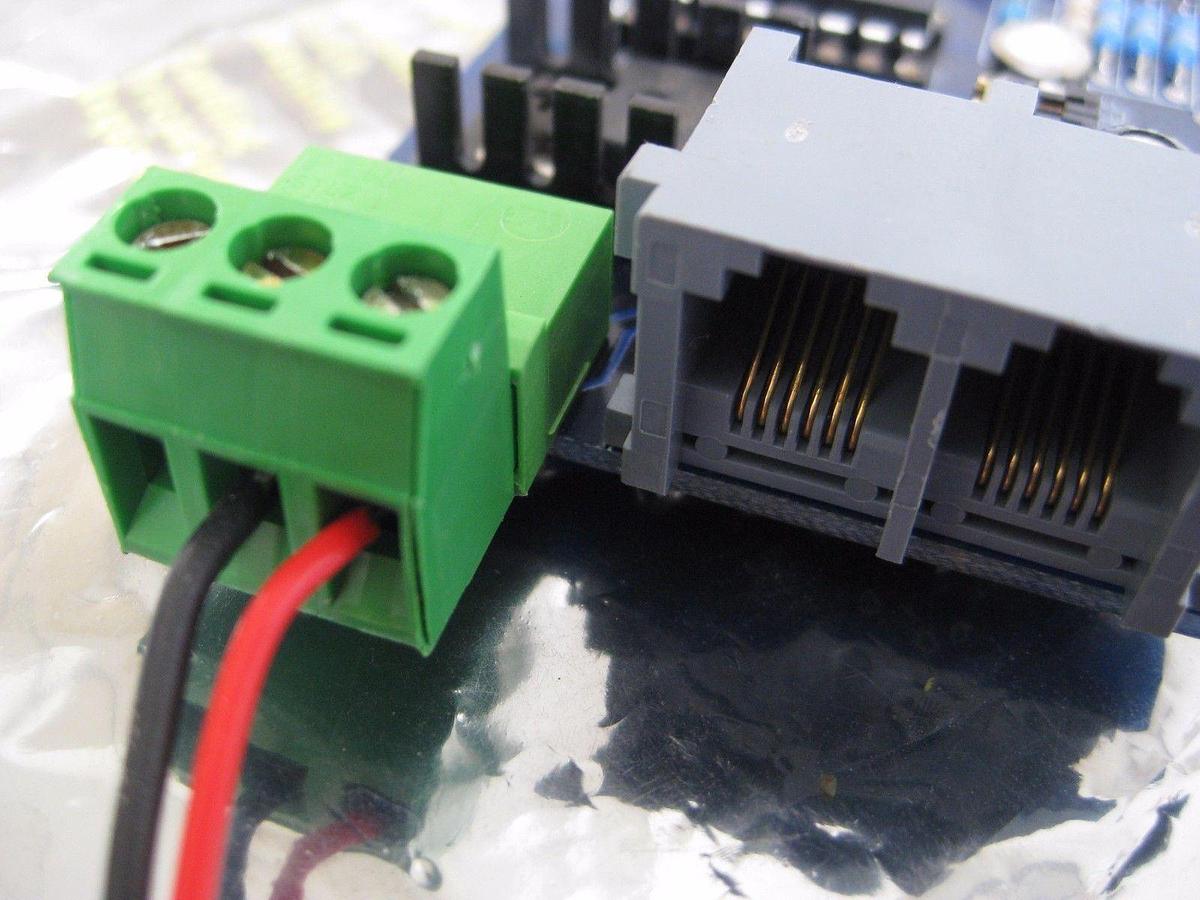 Used AI0-100 Double Ethernet Interface PCB with Cables, for a wafer lithography track