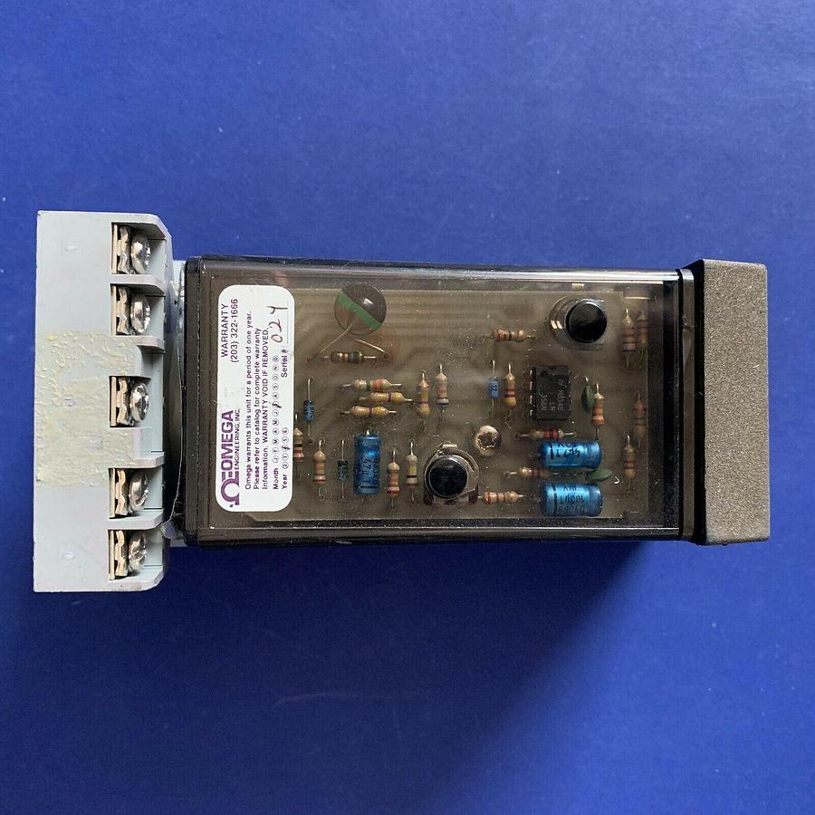 Used OMEGA CAL 6000 Series, 6102-J-0/300C, Temperature Controller w/ Base, Used