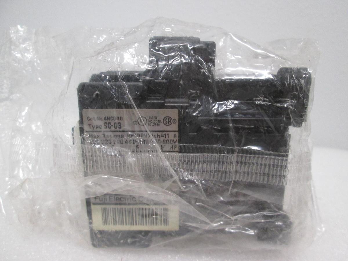 Used Fuji Electric, SC-03, Magnetic Contactor, New