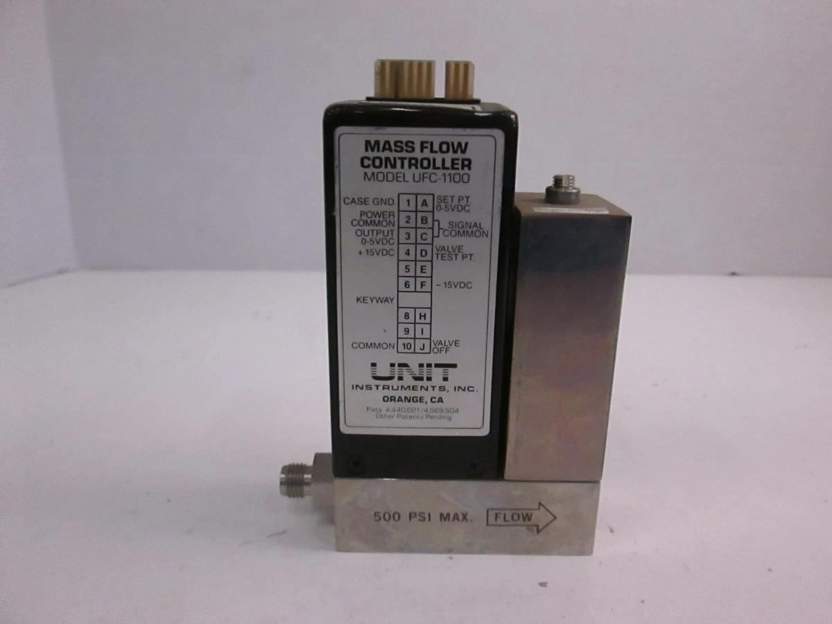Used Unit UFC-1100 Mass Flow Controller, SiH4, .5 SLM, Used
