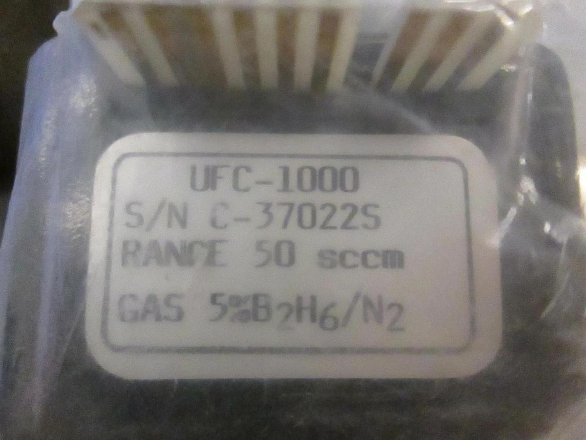 Used Unit UFC-1000 Mass Flow Controller MFC, 5%B2H6/N2, 50 SCCM, Refurb