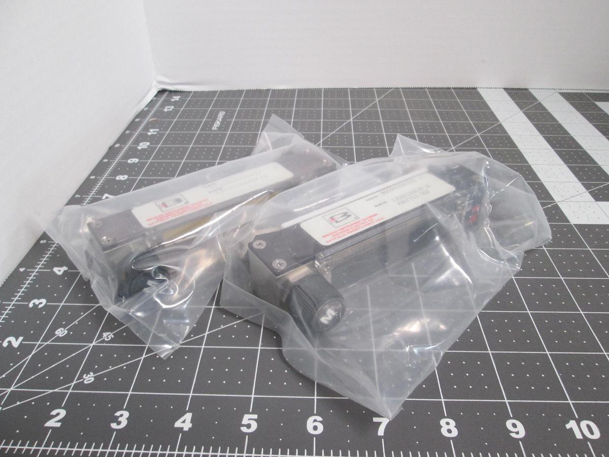 Lot of 2 New Brooks Instruments 1350EEB6CNF1A Sho-Rate Flowmeter Air