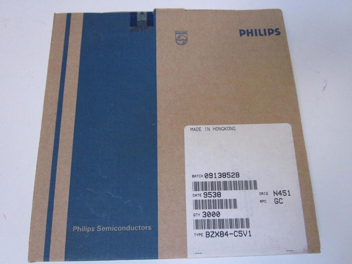 Used BZX84-C5V1 Voltage Regulator Diode, Philips, Reel of 3000