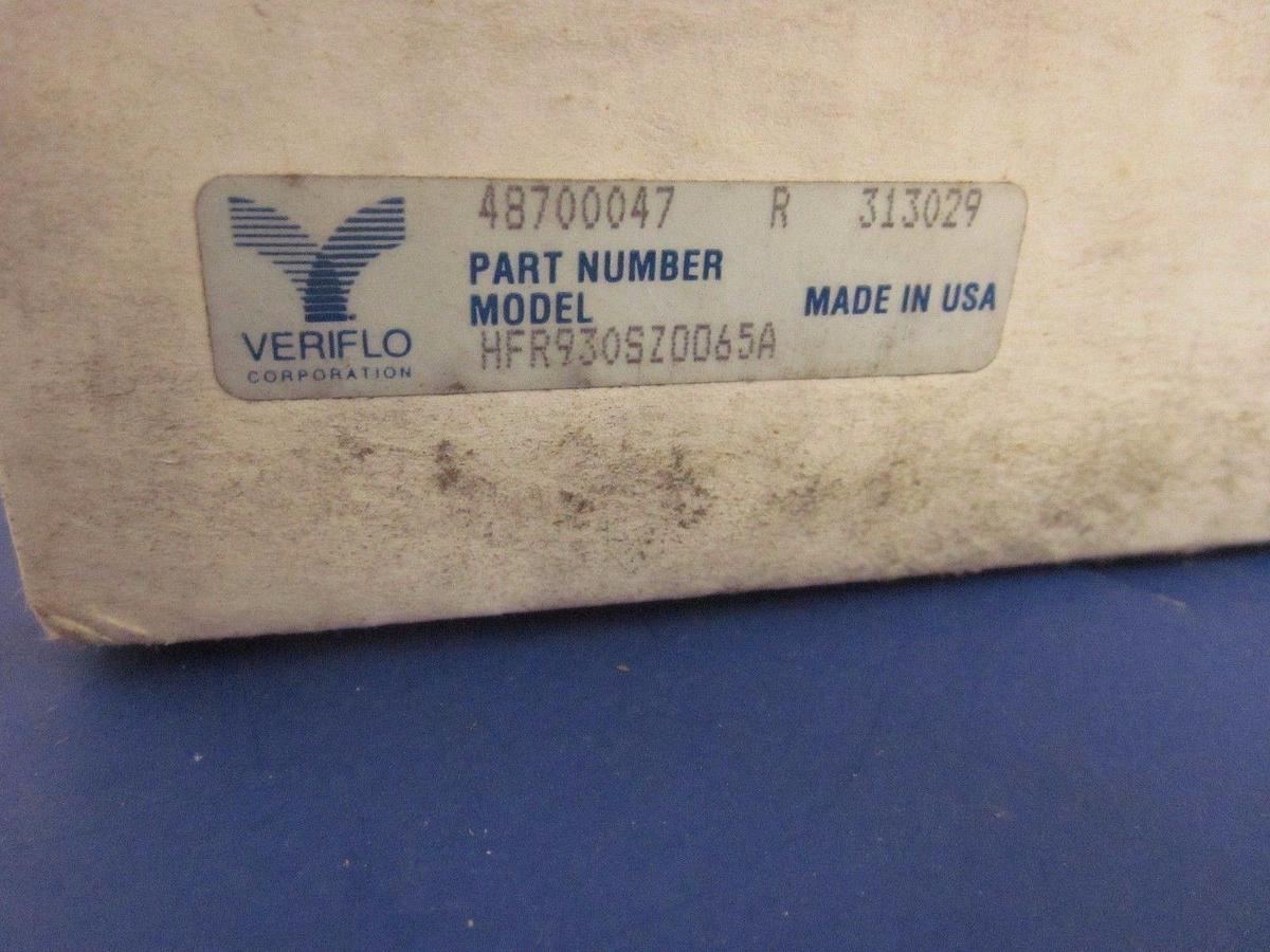 Veriflo HFR930SZ0065 High Flow Regulator, 3 Port, VCO Fittings, NEW