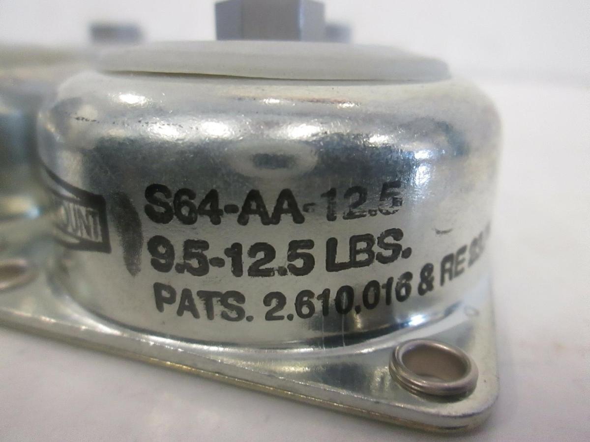 Barry Controls, Cup Mount, S64-AA-12.5, New, Lot of 8