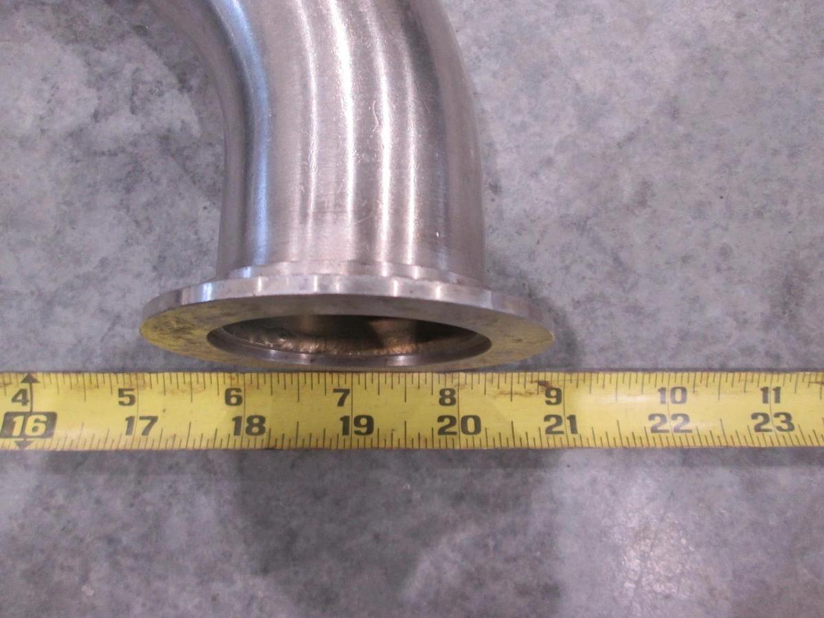Used AMAT, 21" x 7" Pipe Weldment w/ SS-DLVCR4 Swagelok Valve, Used