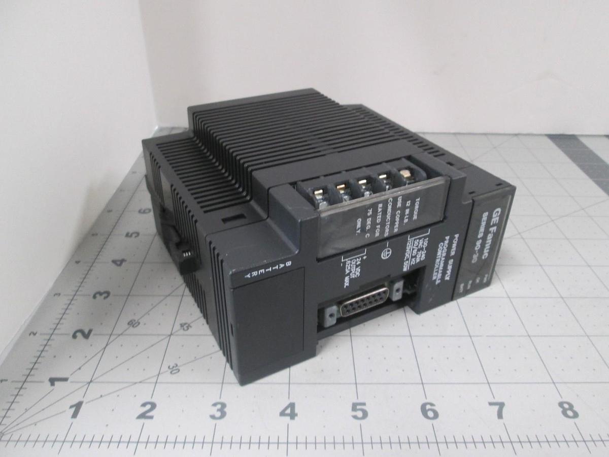 Used GE Fanuc, IC693PWR321M, 30W Power Supply, Series 90-30 Programmable Control Used