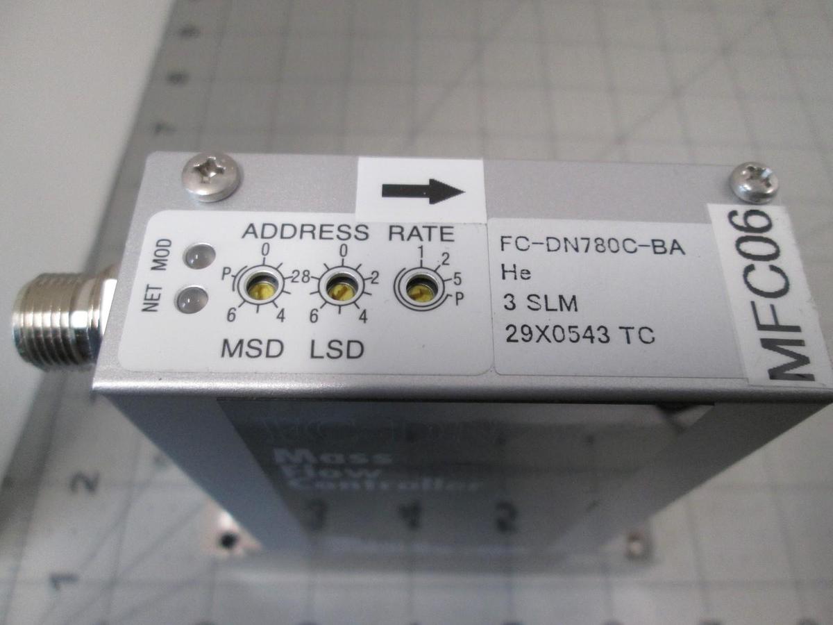 Used Aera, FC-DN780C-BA, He, 3 SLM, Mass Flow Controller, New
