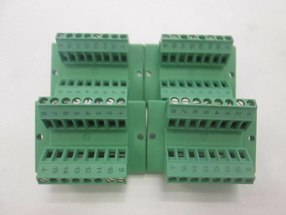 Used Phoenix Contact, DFLK-D15, Breakout Board, 15-Pin, Used, Lot of 4