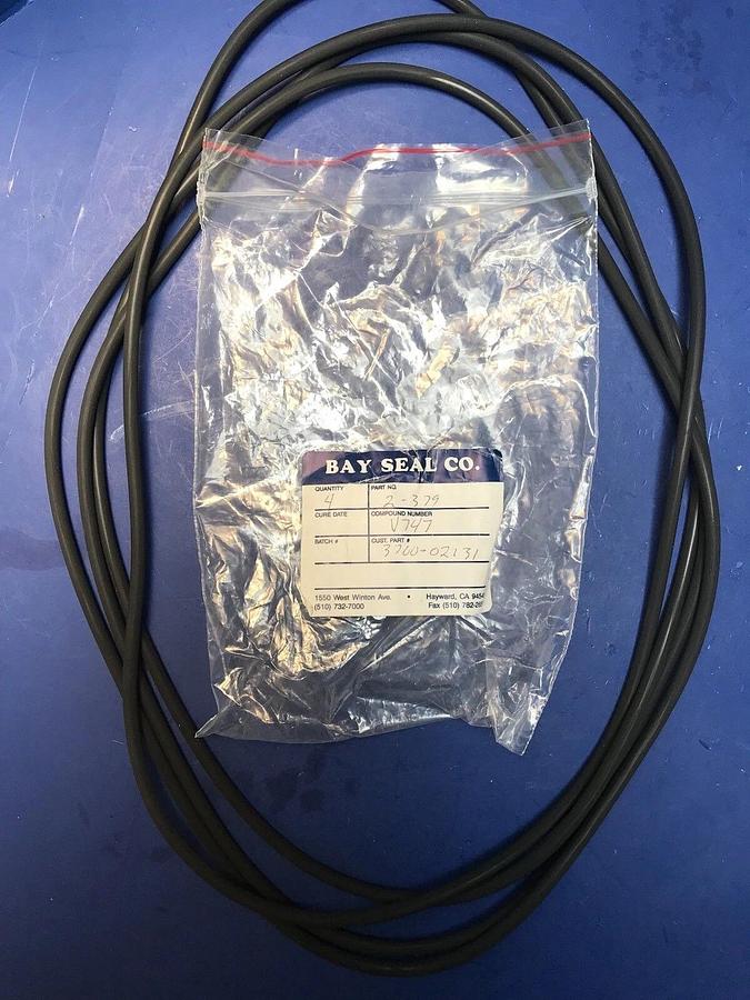Bay Seal Co. O-Ring, 2-379, V747, 11-3/8" OD, Lot of 4 New