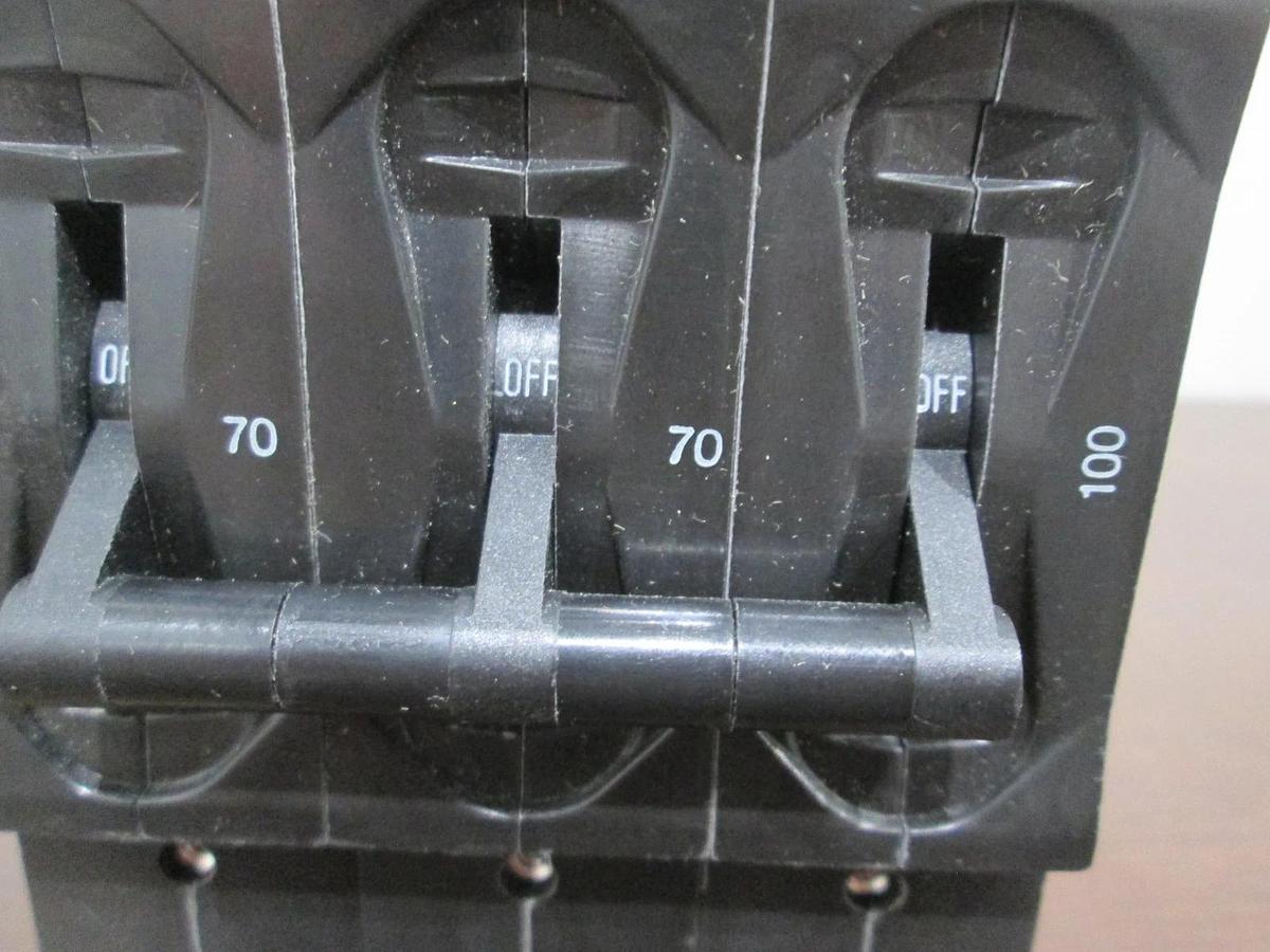 Used Airpax, 219-3-5730-1, 3 Pole Circuit Breaker, 70/70/100, Used