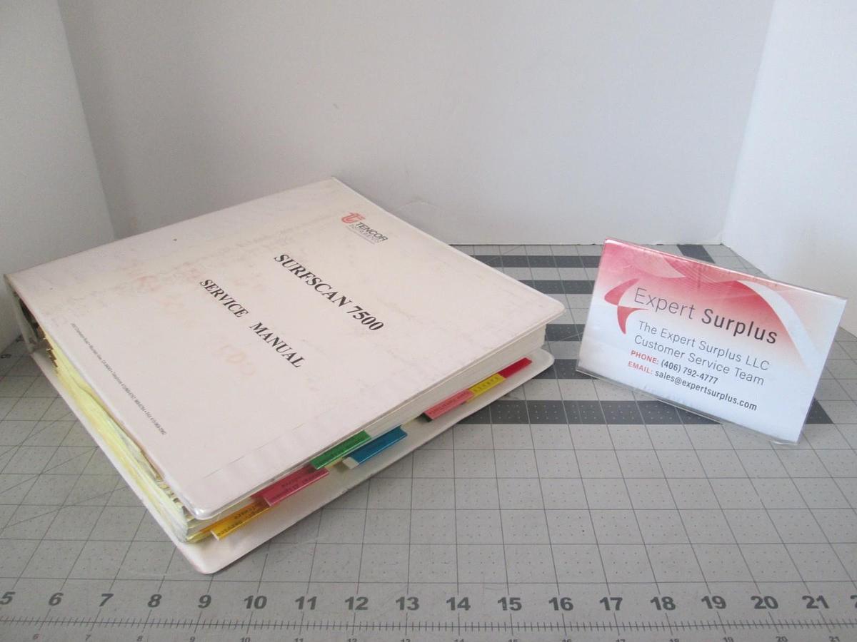 Used Tencor, Surfscan 7500, Patterened Service Manual, Used