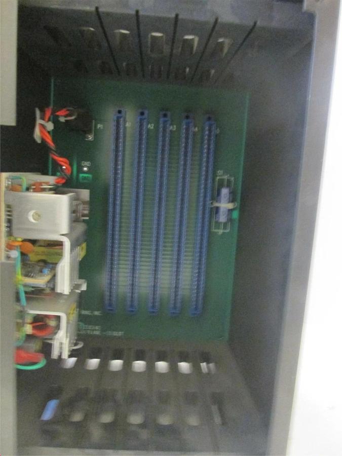 Used Semy Engineering, NMYP9802PO1M, Mypro 2 Card Cage w/ 5 Slot Backboard, Used