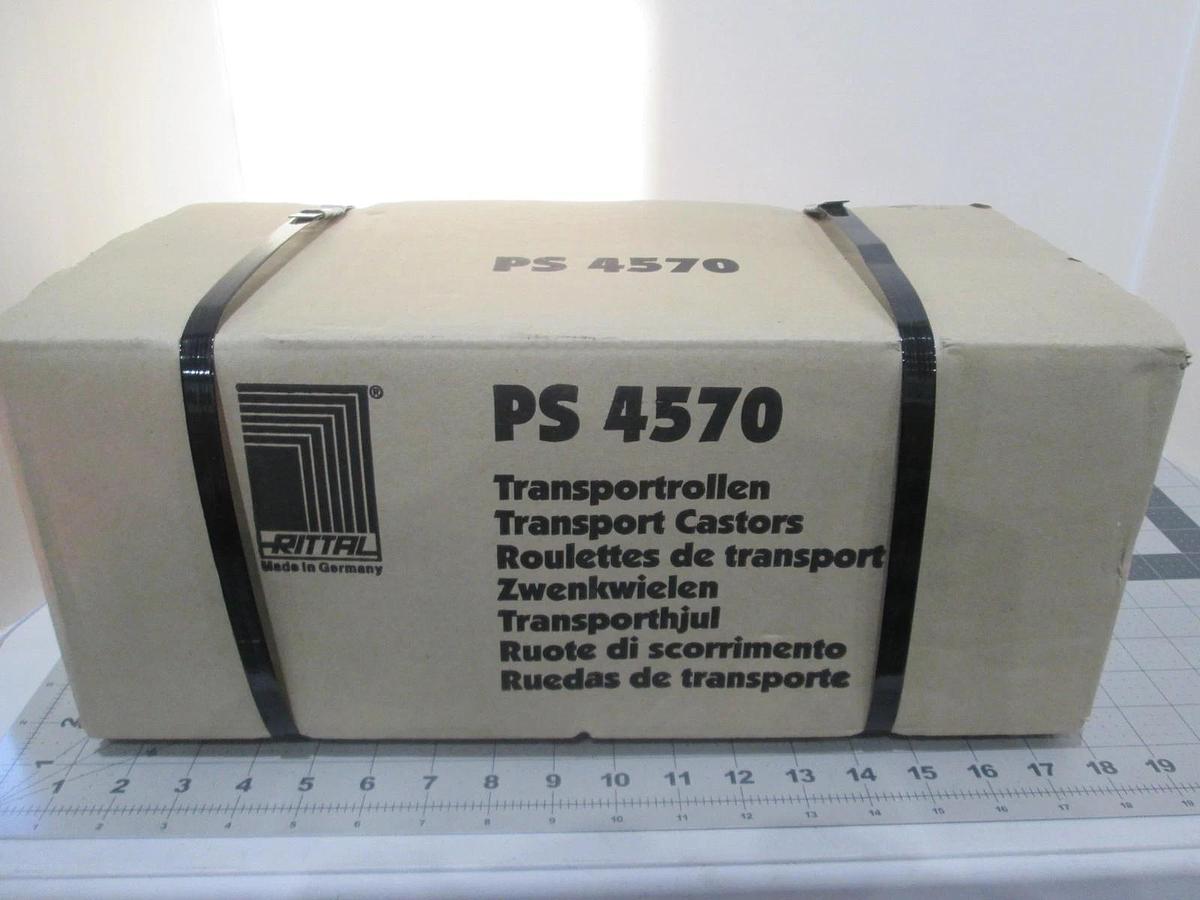 Rittal, PS 4570, Heavy Duty Transport Casters, Box of 4, New