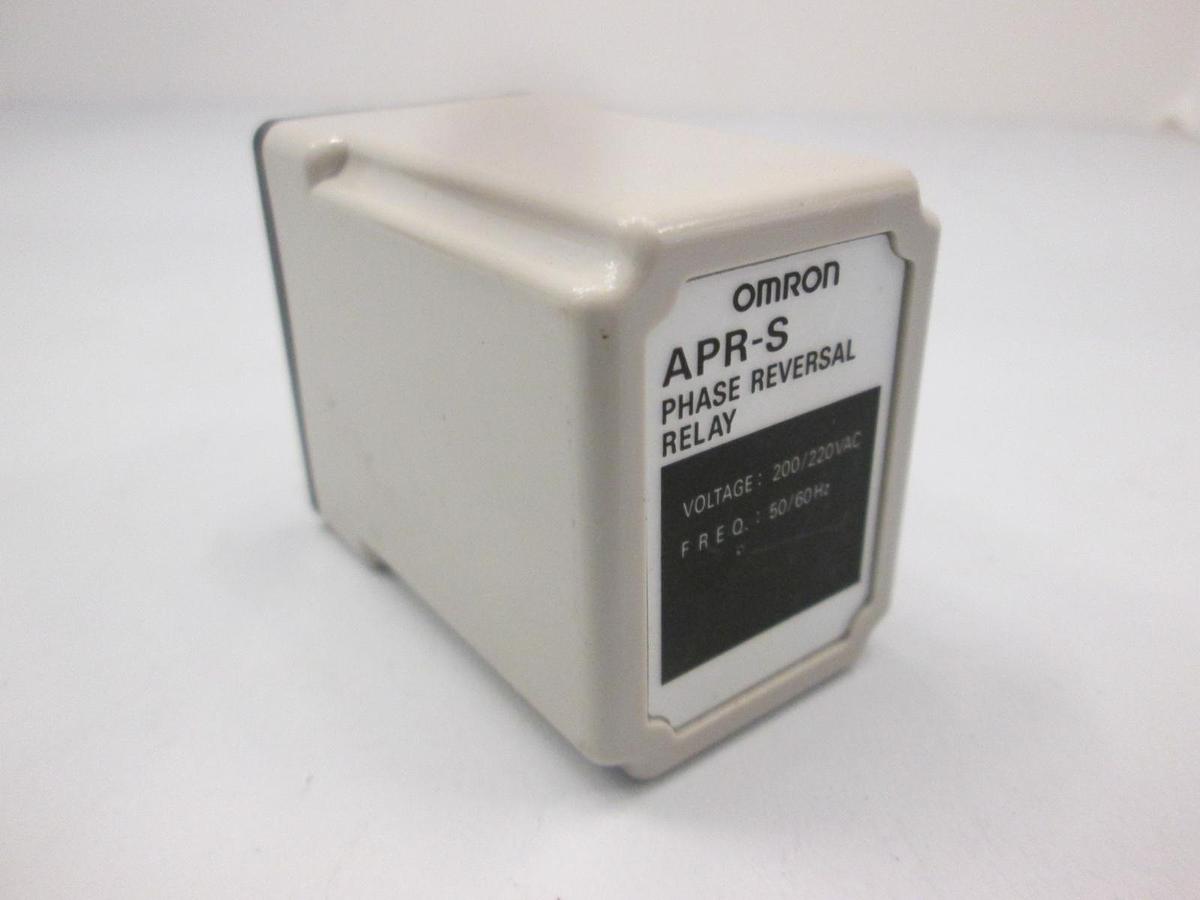 Used Omron, APR-S, Phase Reversal Relay, 200/220 VAC, Used