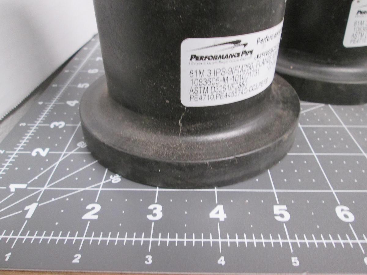 Performance Pipe 8" 3 IPS-9 FM250 Flange Adapter 1083605, PE4710 PE 100, Lot Of 2