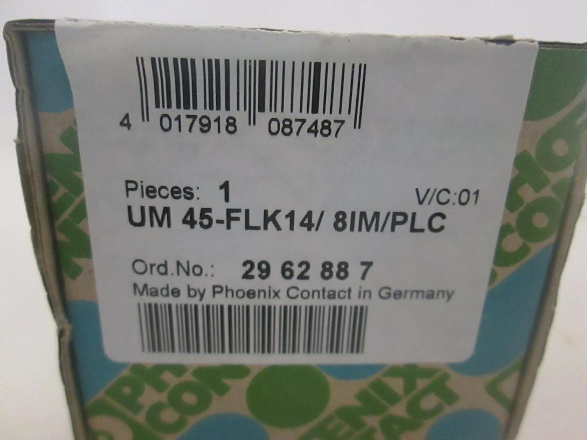 Phoenix Contact, Initiator Module, UM 45-FLK14/8IM/PLC, New