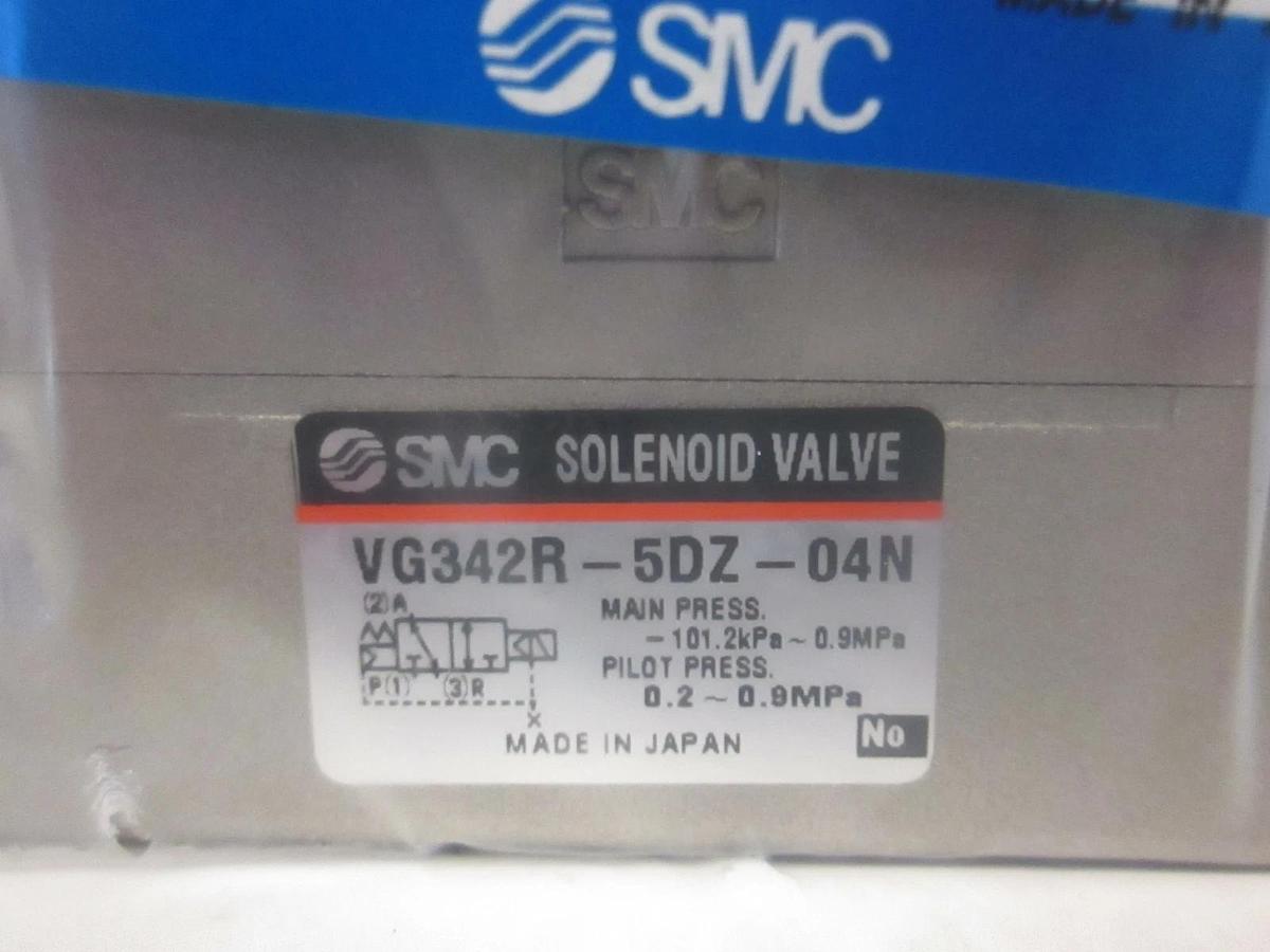Used SMC VG342R-5DZ-04N Solenoid Valve Assy w/ V0307-5DZ, Used