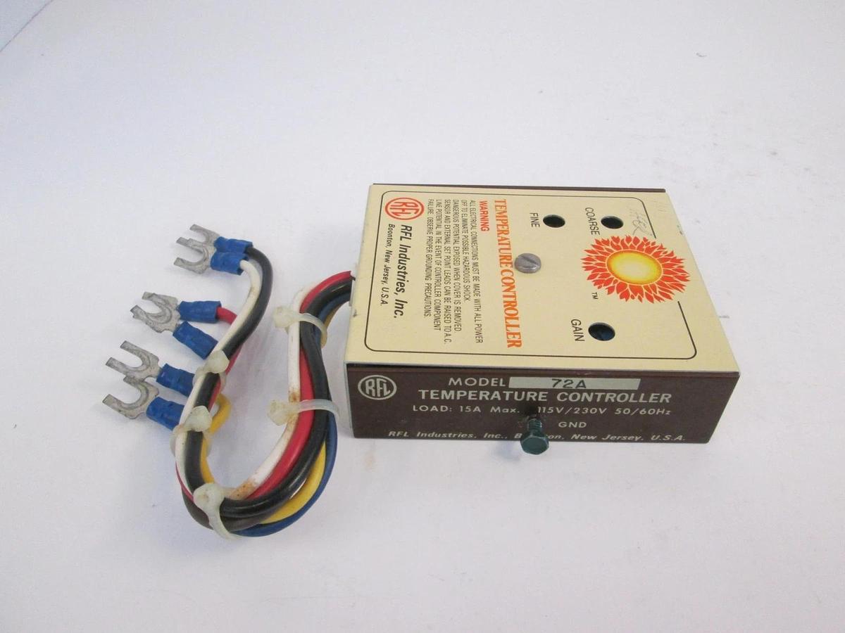 Used RFL Industries, 72A Temperature Controller, 115V/230V, Used