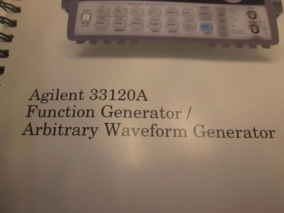 Used Agilent 33120A Function Generator/Arbitrary Waveform Generator Service Guide, Us