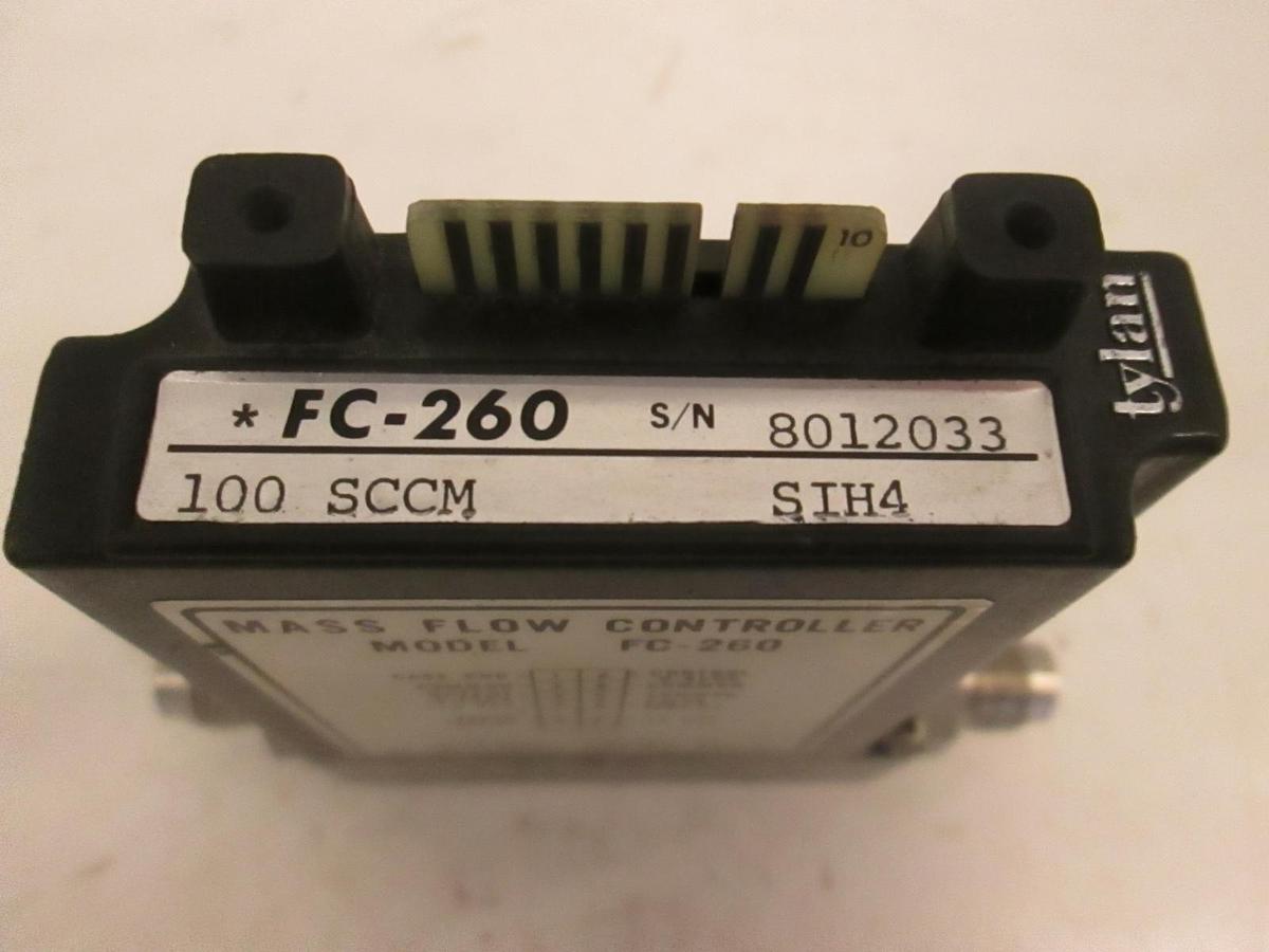 Used Tylan FC-260, Mass Flow Controller MFC, SIH4, 100 SCCM, Used
