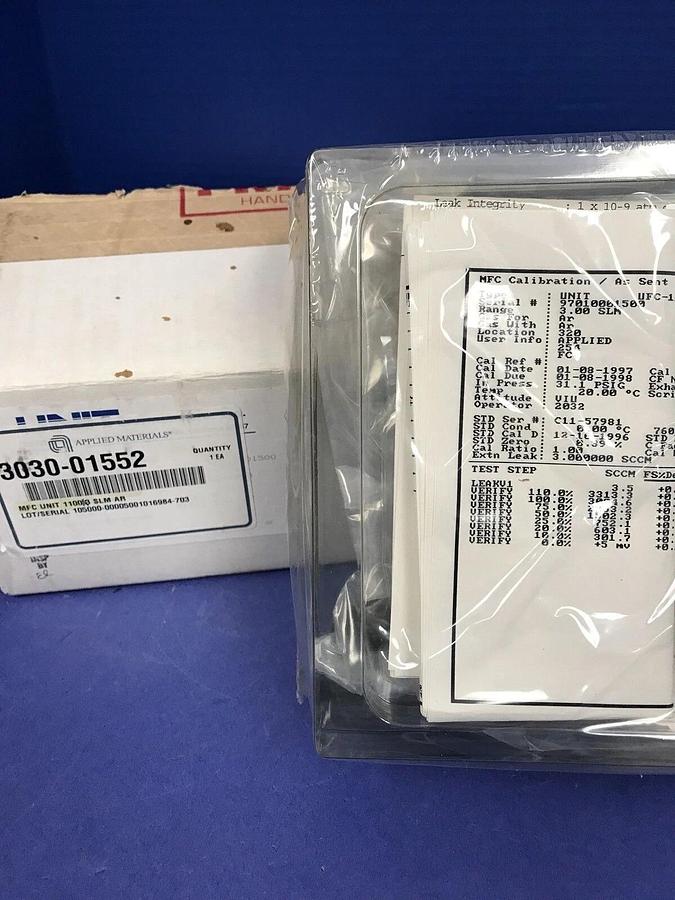 Used Unit UFC-1100A Mass Flow Controller, AR, 3 SLM, Refurbished