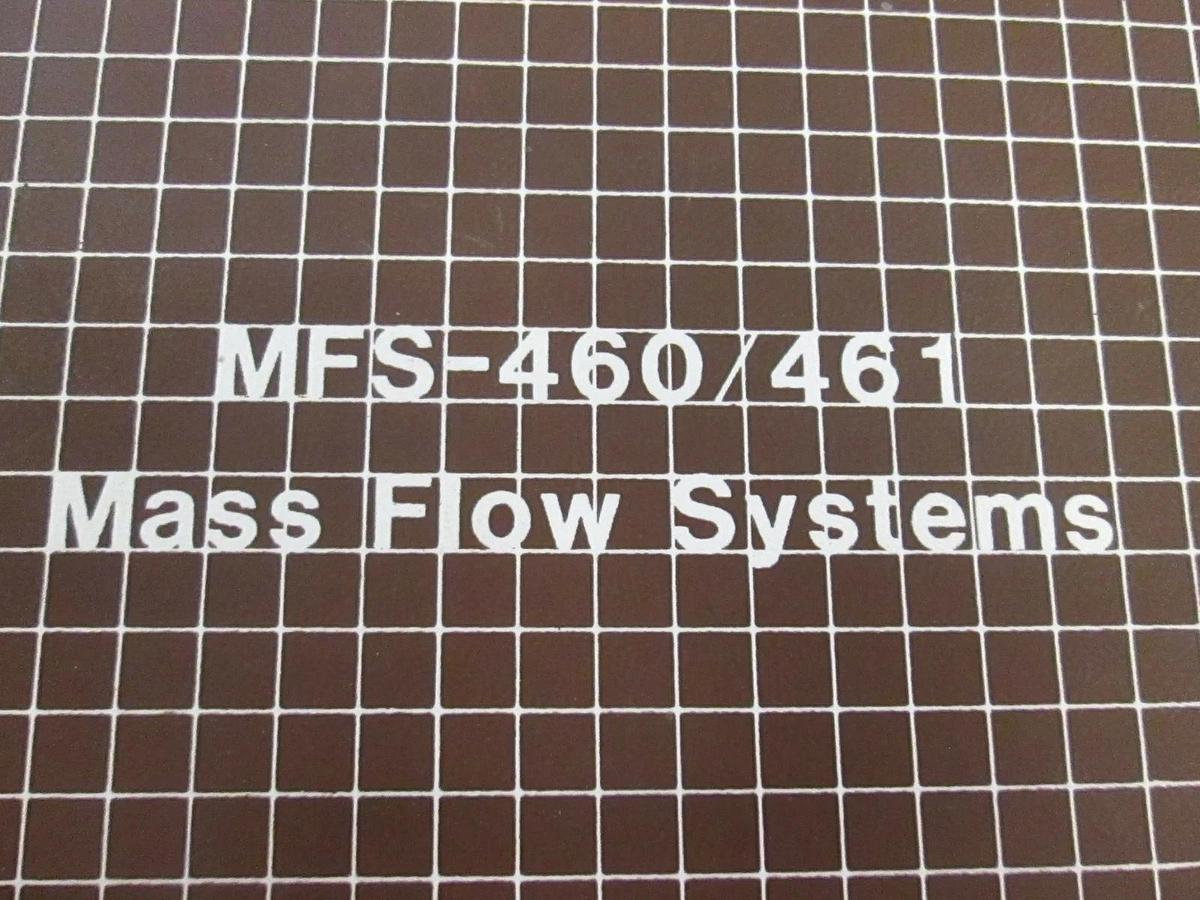 Used Tylan MFS-460/461 Mass Flow System Instruction Manual, Used