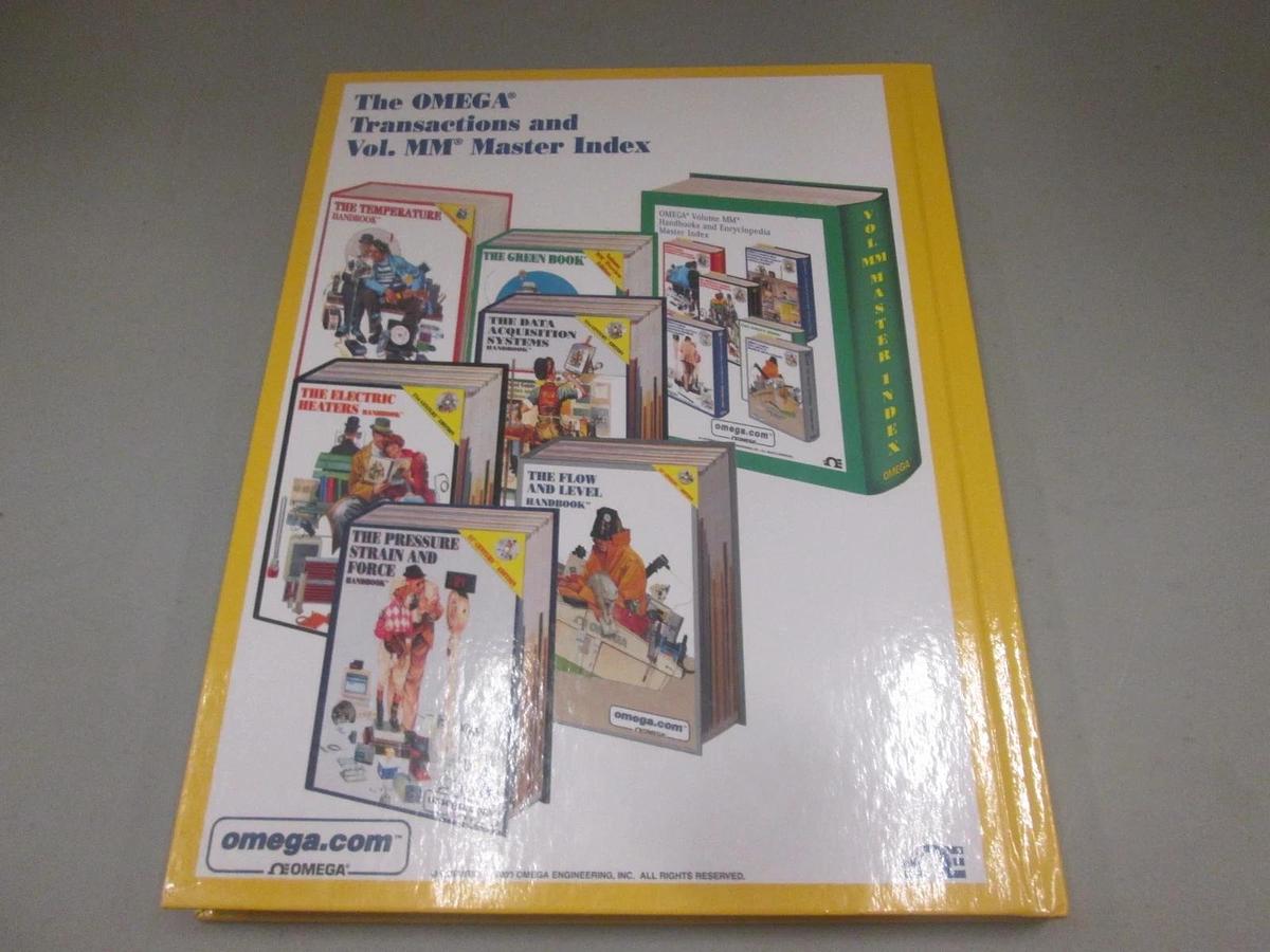 Used Omega, Transactions and Vol. MM Master Index, Used