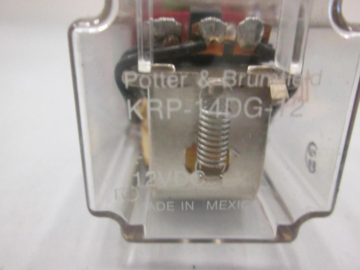 Used Potter & Brumfield, KRP-14DG-12, 12VDC Relay, Used