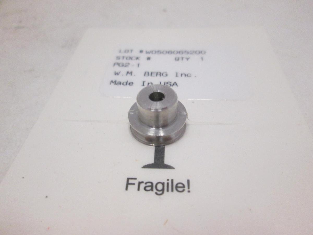 Used Berg, PG2-1, PULLEY GRV 3/32RND BLT.50OD, New, Lot of 14