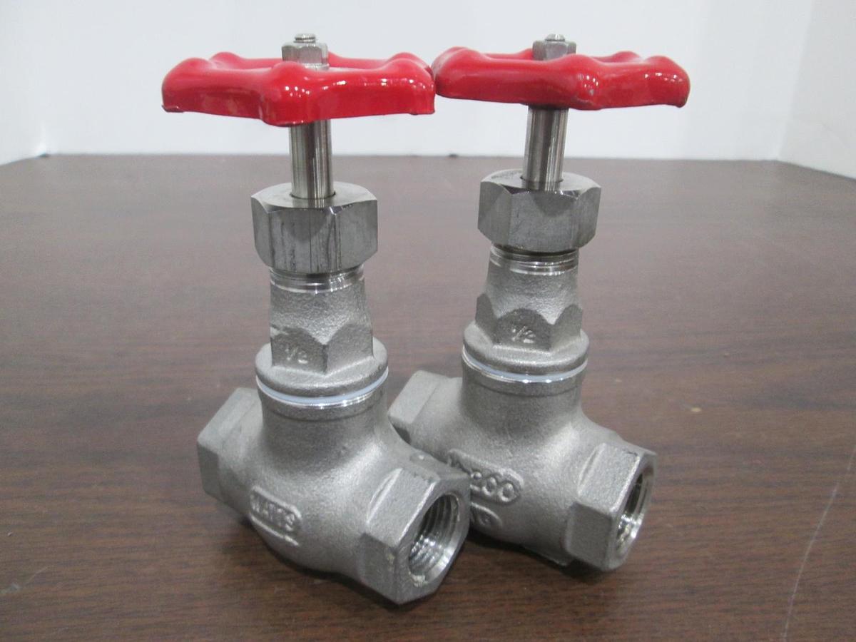 Used Watts Regulator, NO.807, Red Manual Valve, 1/2" 200 Used, Lot of 2