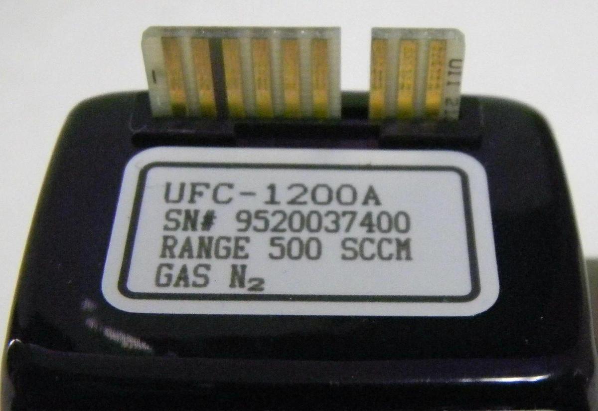 Used Unit UFC-1200A Mass Flow Controller, Gas- N2, Range- 500 SCCM, Used