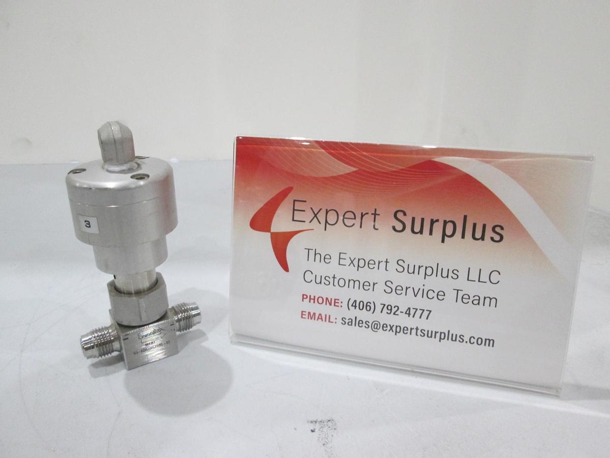 Used Nupro, SS-4BK-VCRWL-1O, Pneumatic Valve, Used