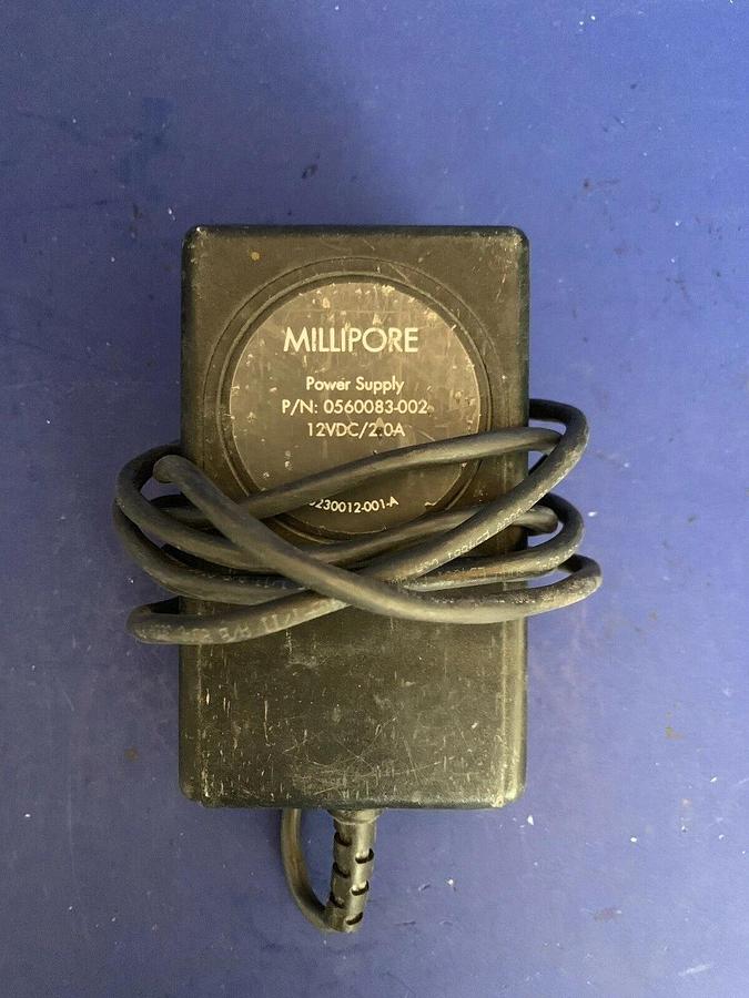 Used Millipore Power Supply 0560083-002, 12VDC/2A , Used