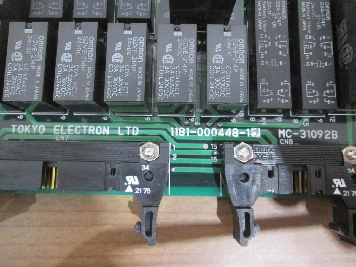 Used TEL Tokyo Electron, MC-31092B, Printed Circuit Board, Used