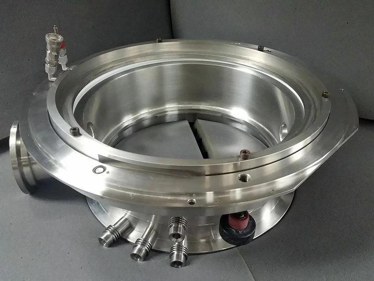 Used TEL Tokyo Electron Process Chamber Manifold Flange Plenum, Used