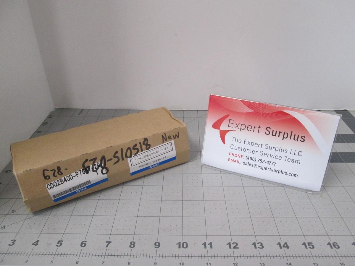 SMC, CDQ2B40D-P757-20, Pneumatic Cylinder, 16mm Shaft, New