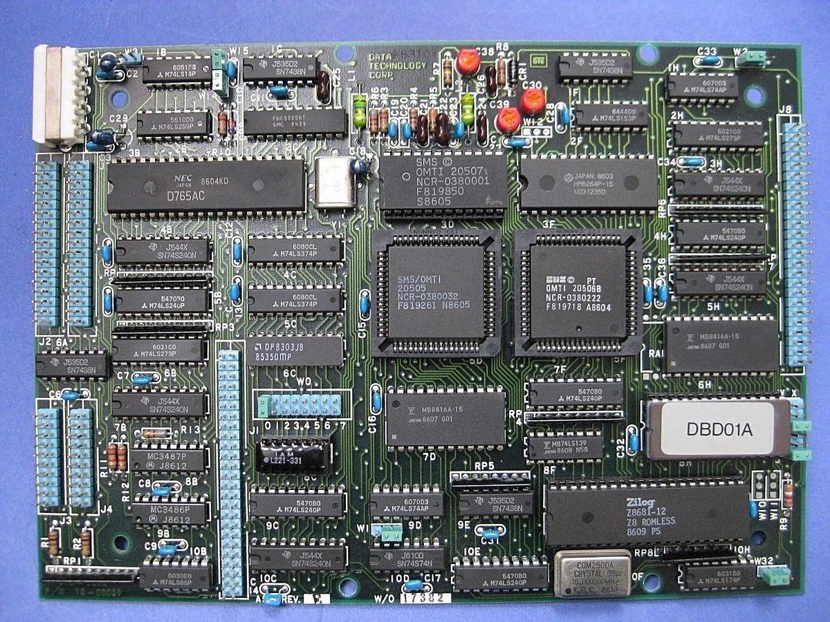 Used Data Technology Corp. 01-00009 DTC-5X0X PCB