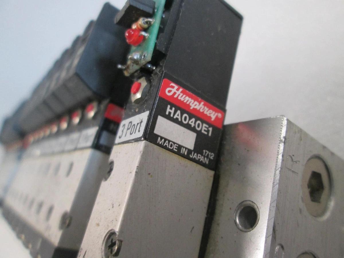 Used Humphrey, HA040E1, 3 Port Valve Assy, 17 Valves, Used