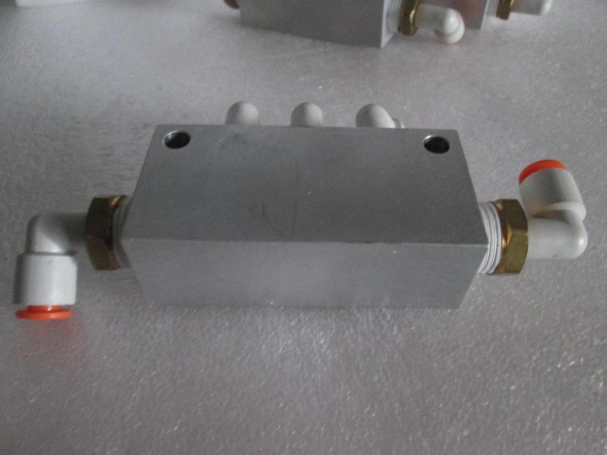 Used SMC, 5 Valve Assy Block Assy, Used, Lot of 3