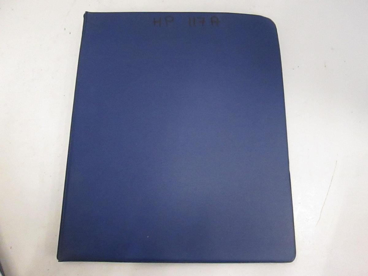 Used HP VLF Comparator 117A Operating and Service Manual, Used