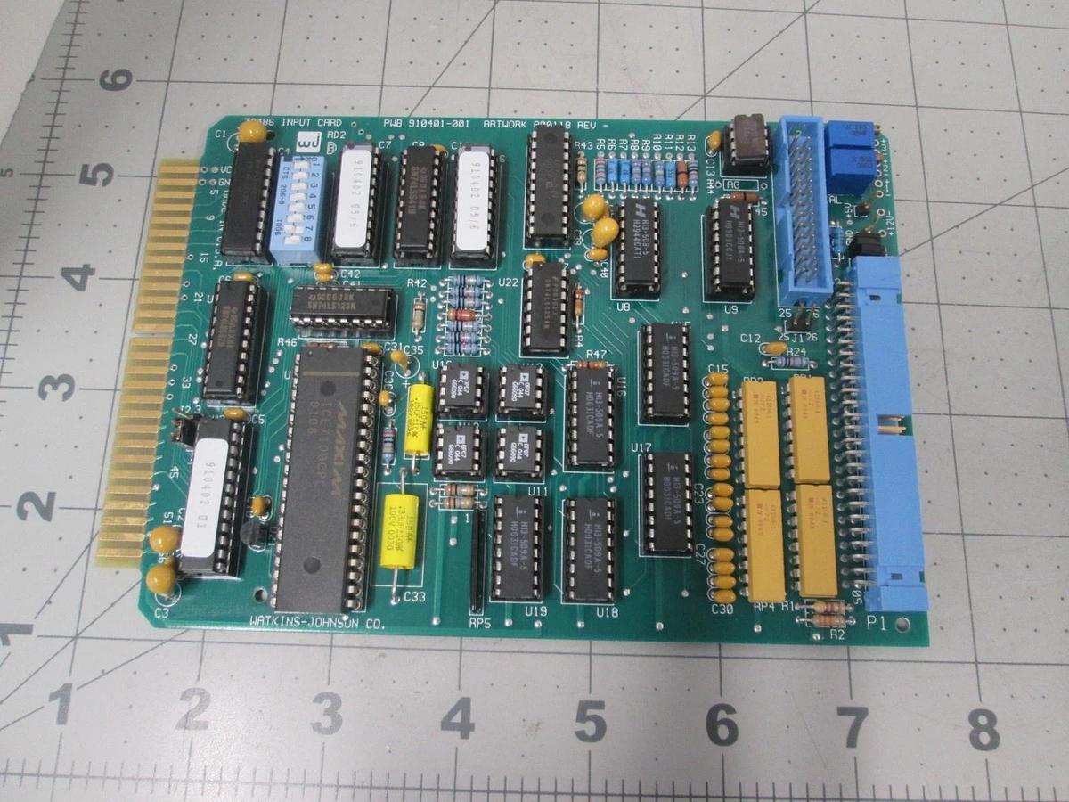 Watkins Johnson, 910404-005, TC 486 Input PCB Assy, New
