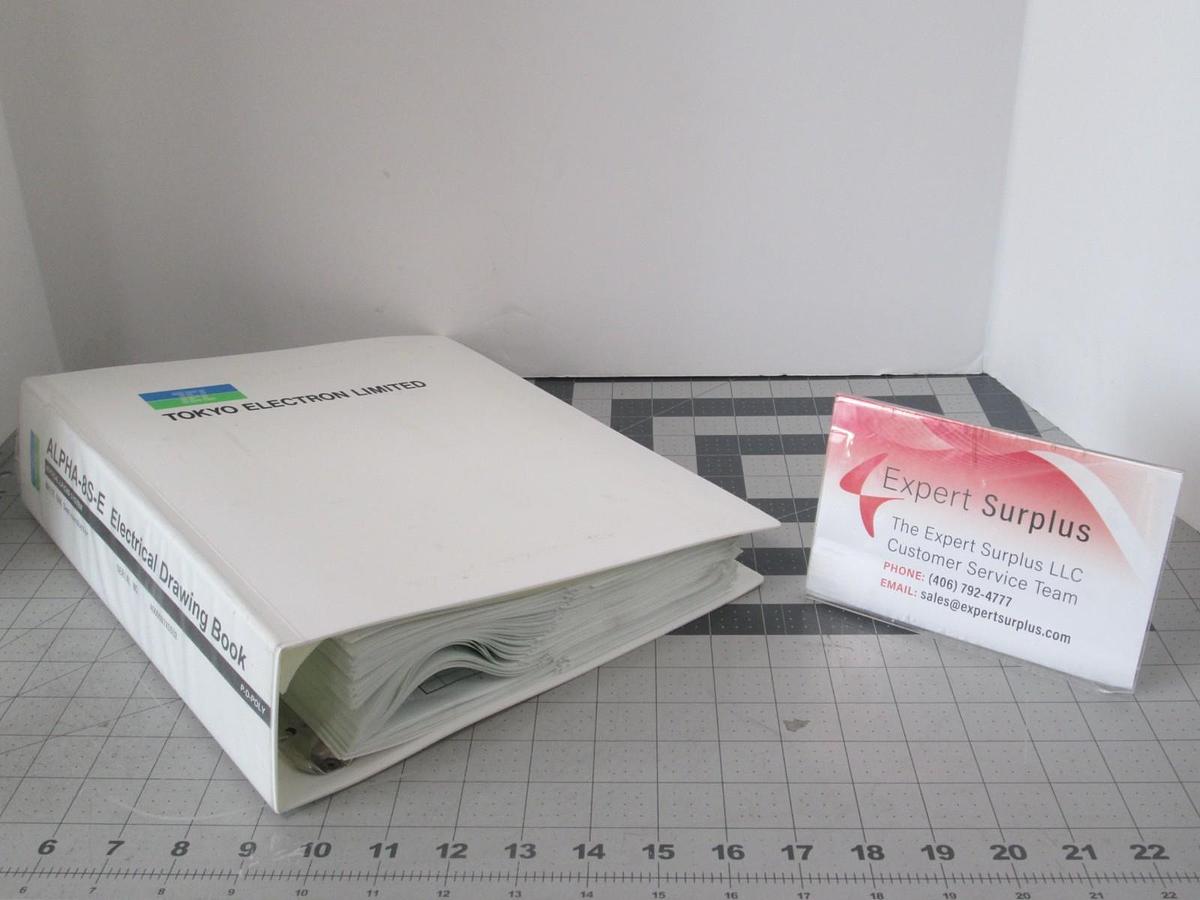 Used TEL Tokyo, ALPHA-8S-E, Electrical Drawing Book P-D-POLY, REV 2.0, Used