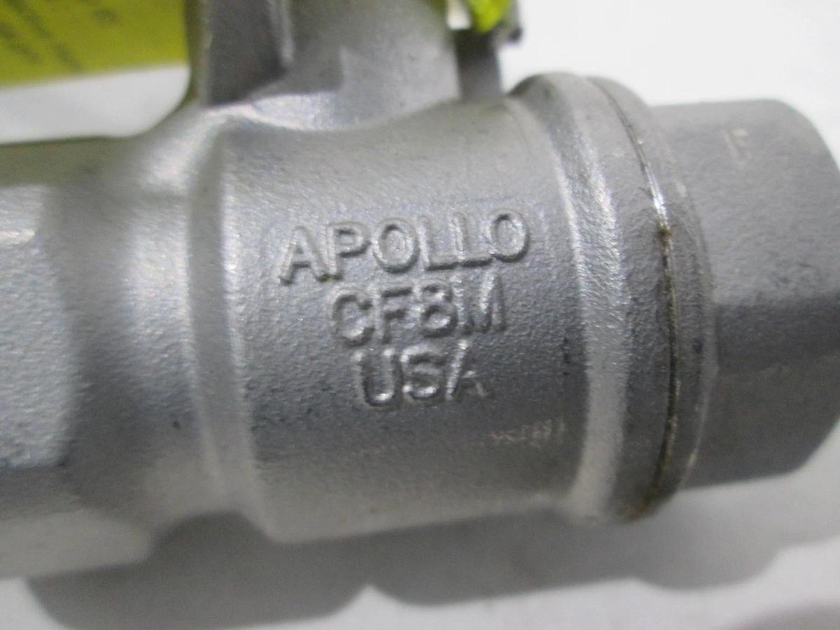 Apollo, 1/2" Gate Valve, 1000 CWP, CF8M, New