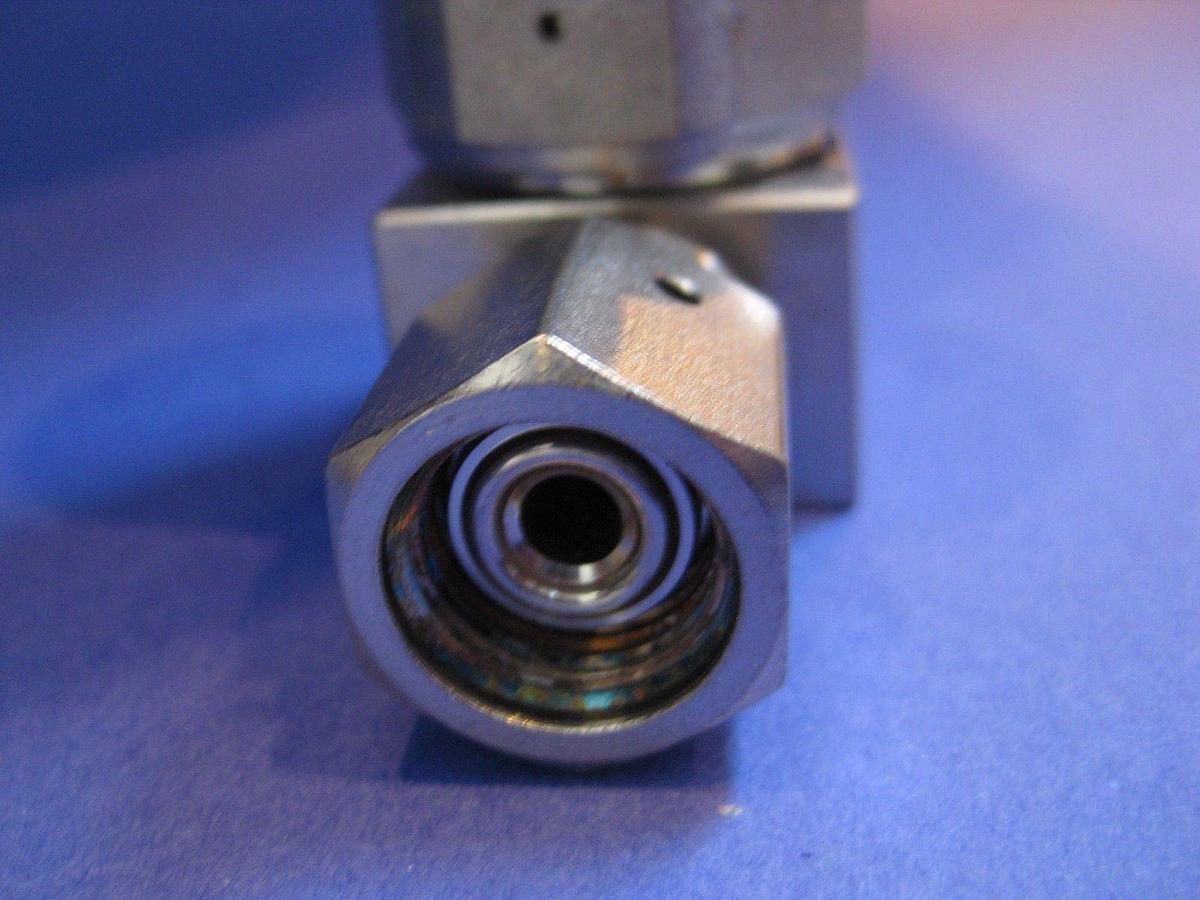 Used Nupro 6LV-DAFR4-P-C Diaphragm Sealed Valve, 1/4" FVCR, Used