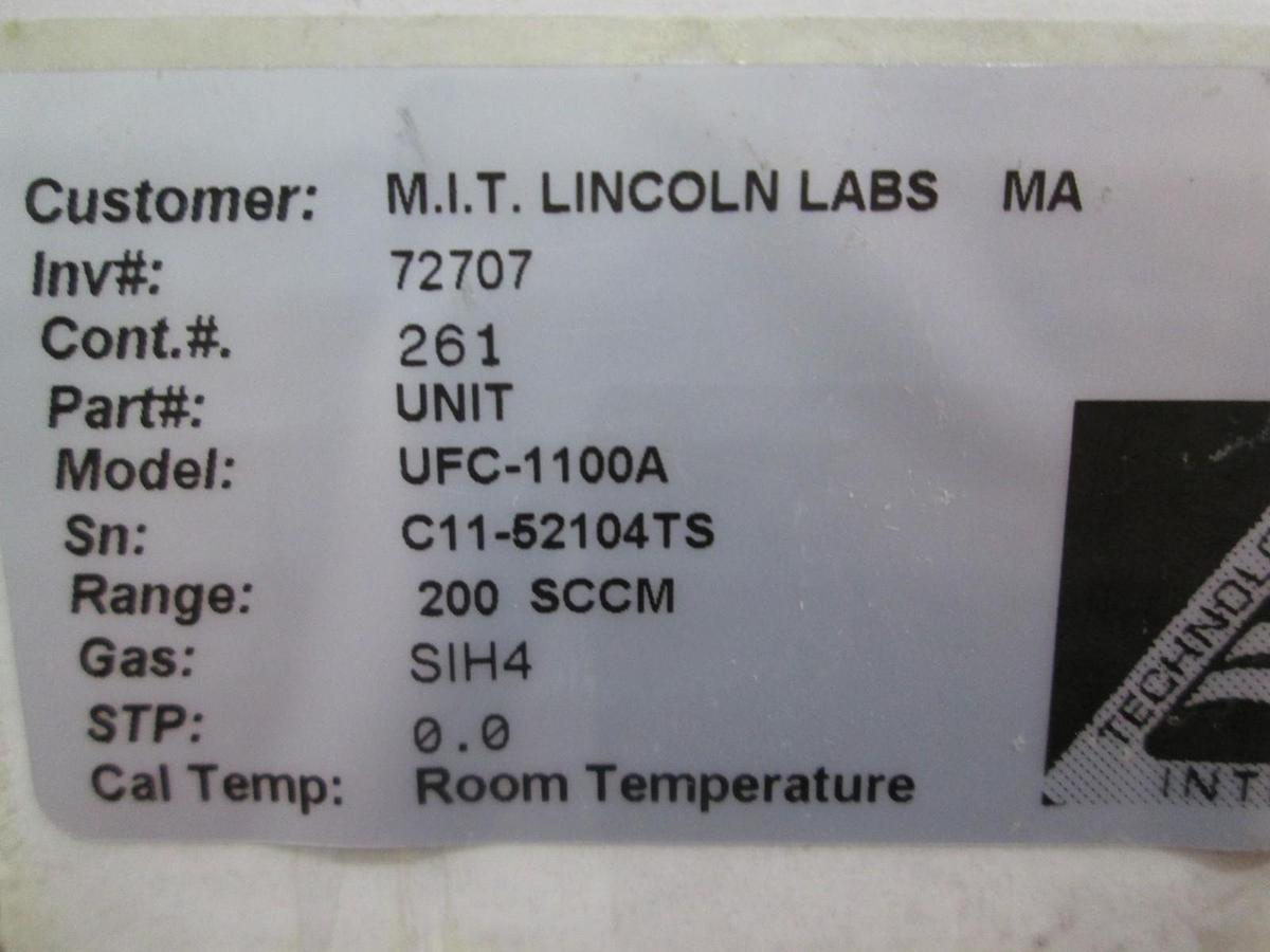 Unit, UFC-1100A, Mass Flow Controller, 200 SCCM, SIH4, New