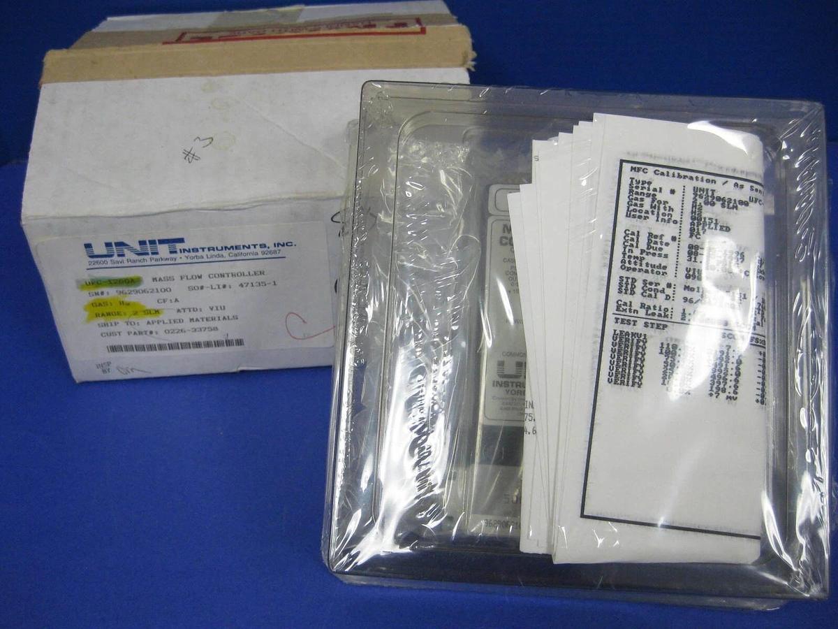 Used Unit UFC-1260A Mass Flow Controller, H2, 2 SLM, Refurbished