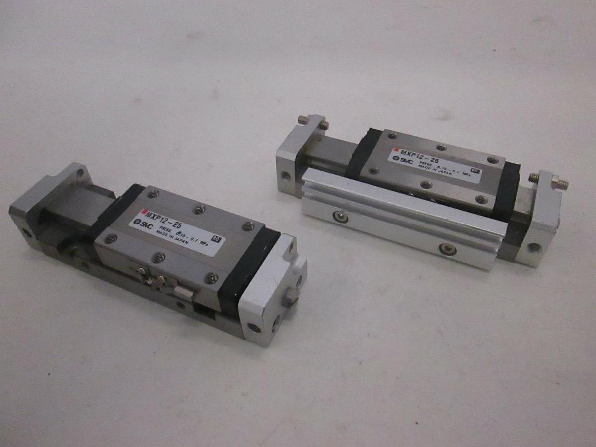 Used SMC, Slide Table, MXP12-25, Used, Lot of 2