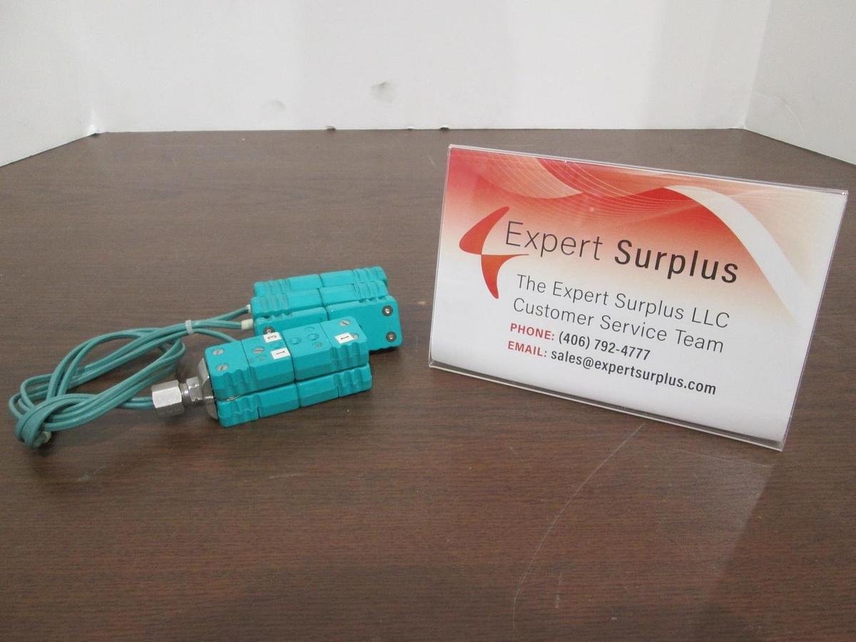 Used Johnson Matthey, Type R/RS Thermocouple, Mini Quick Release, Lot of 10 M/F, Used
